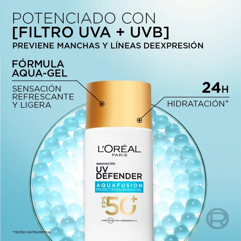 LOREAL UVDEF AQUA FUS GEL